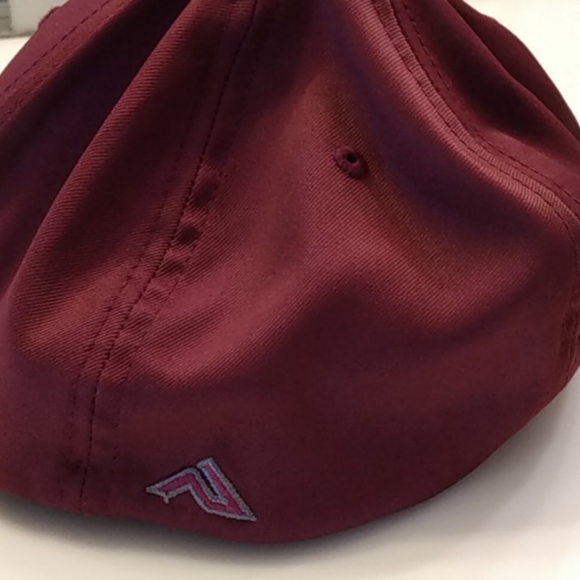Pacific Headwear Maroon A cap - Picture 3 of 5